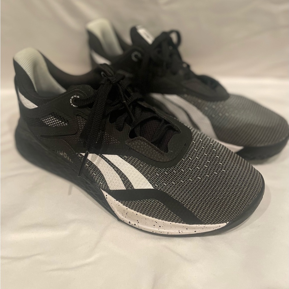 Reebok Women’s Nano X Black & White Shoe Size 9.5